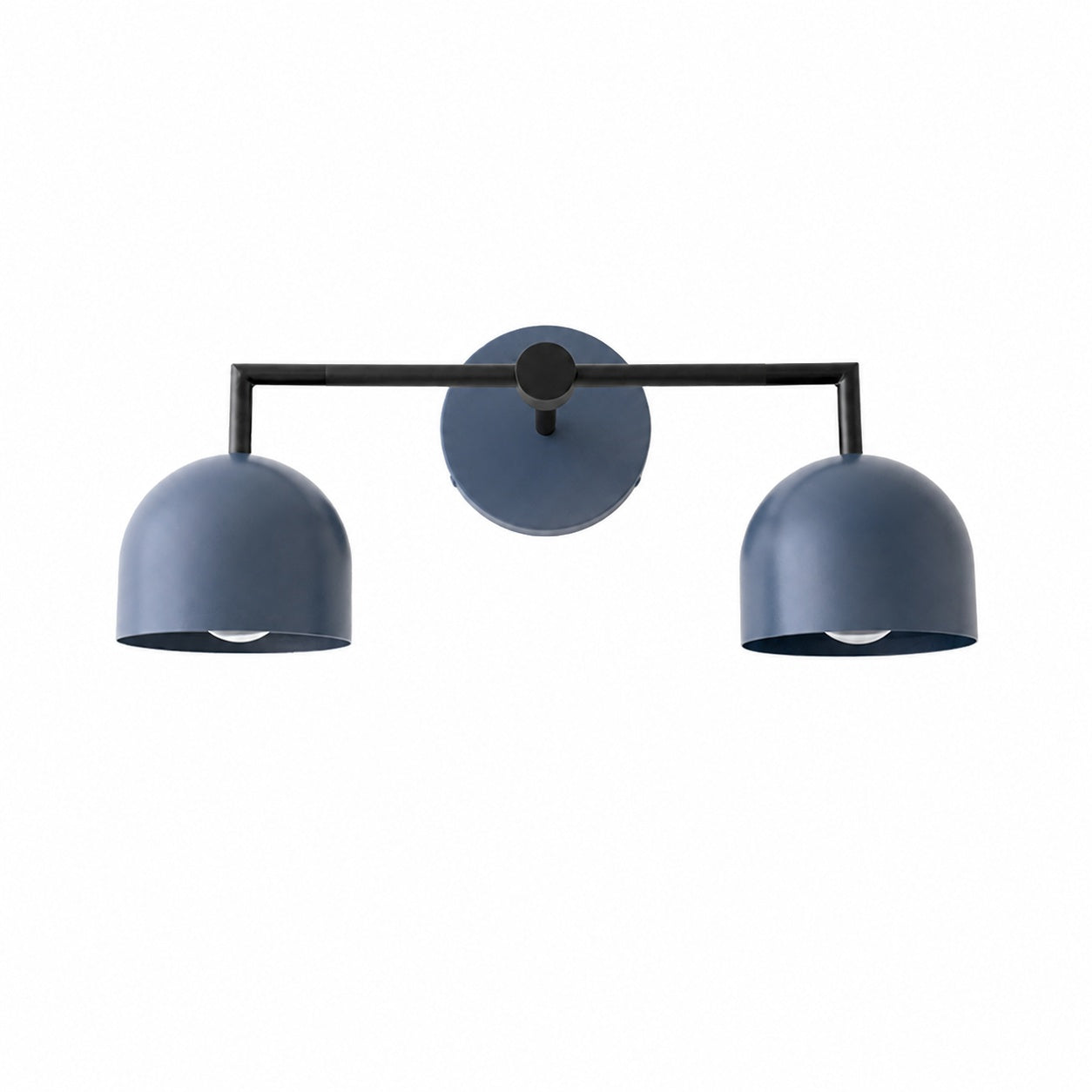 Metio Dome Farmhouse Vanity Wall Light Colorful Metal Sconce