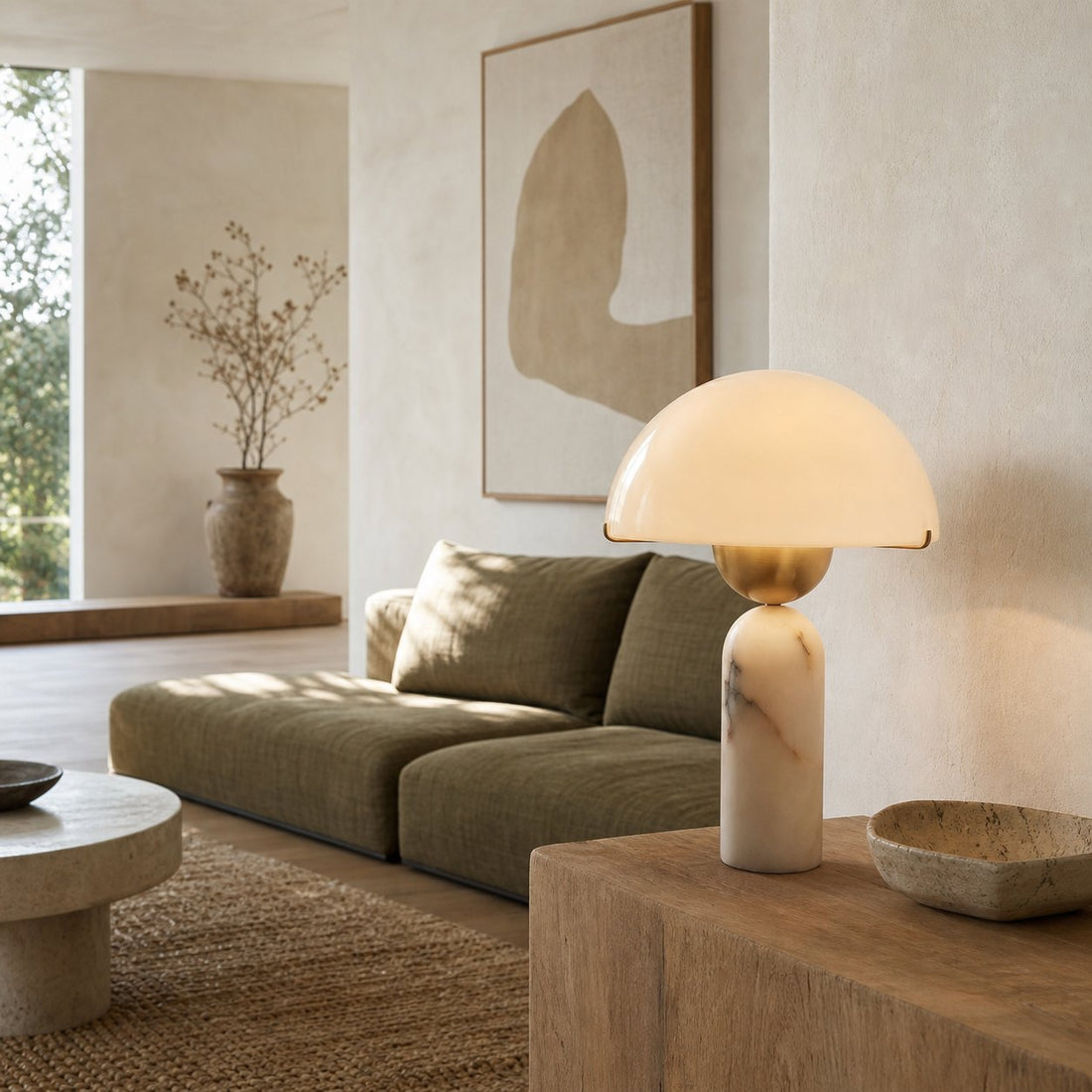Peono Alabaster Table Lamp