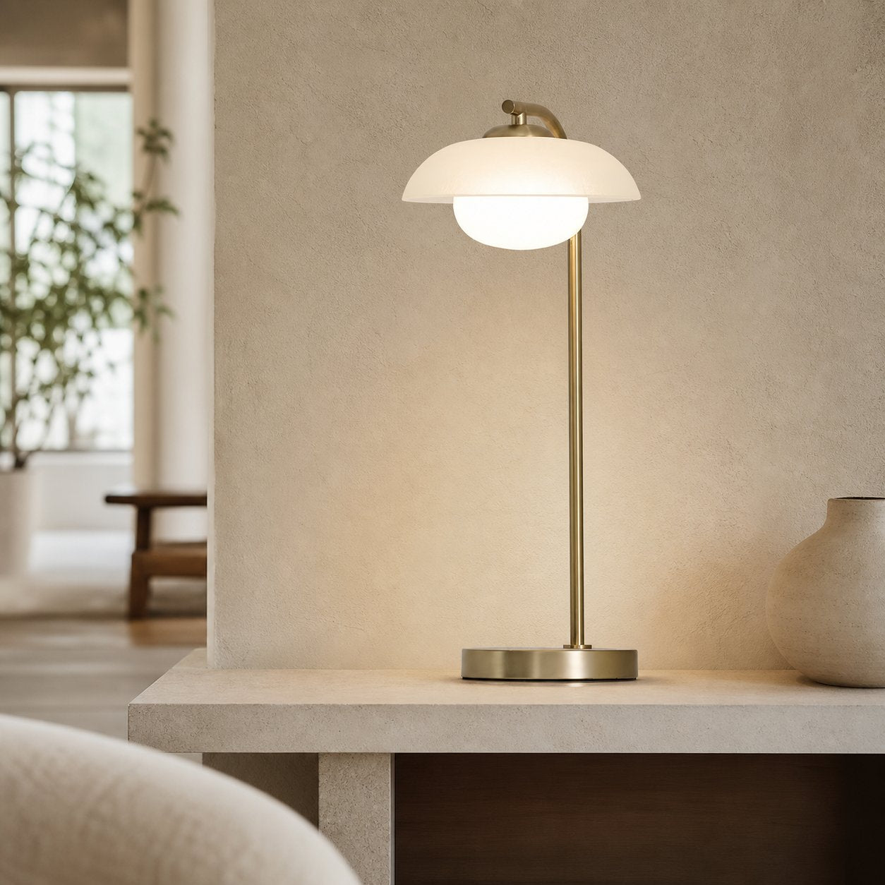 Elorina Perforated Metal Table Lamp – Modern Design