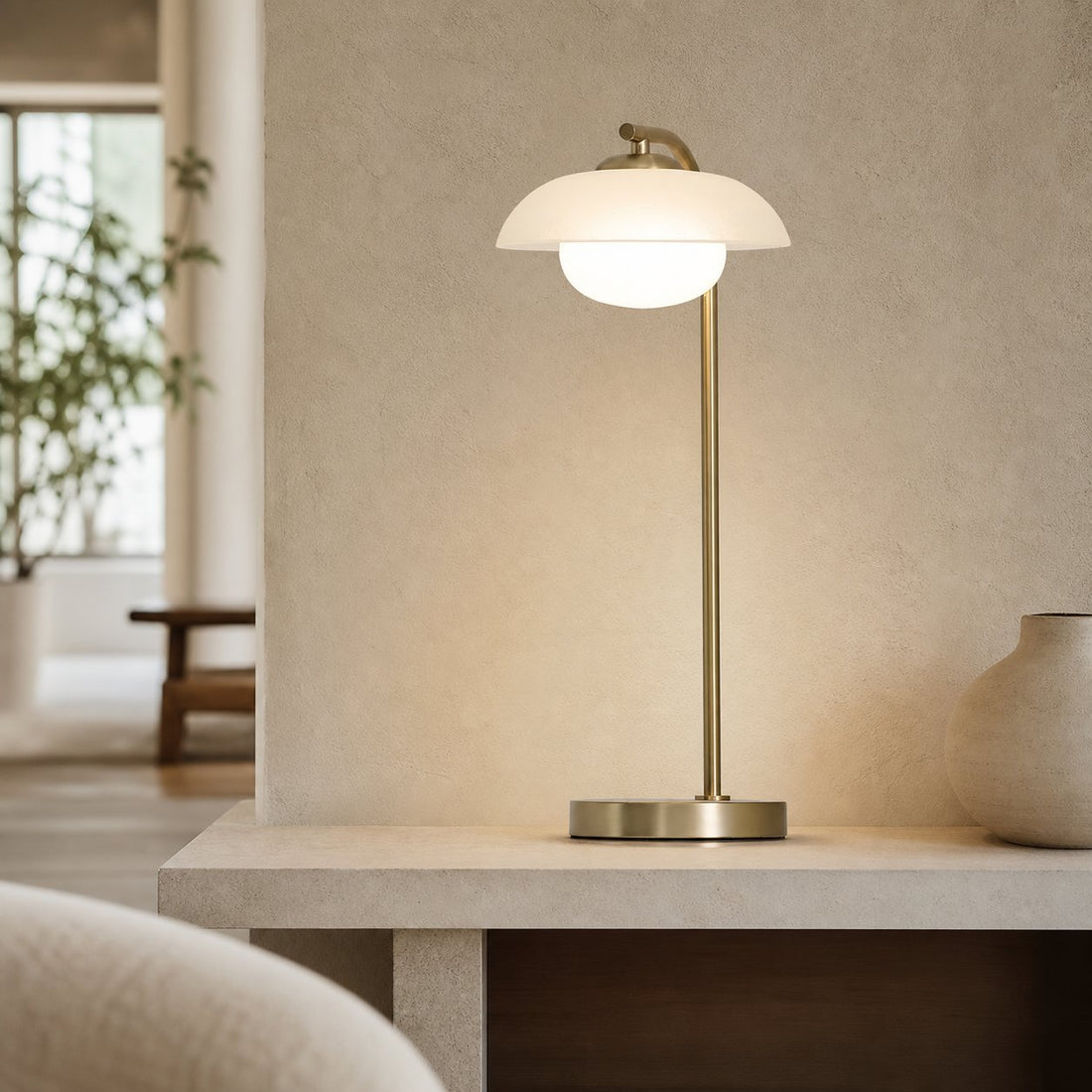 Elorina Perforated Metal Table Lamp – Modern Design