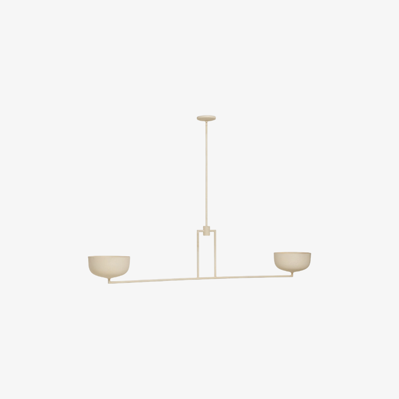 Lustrona Multi-Light Chandelier Metal Dome Shades - Streamlined Modern for Dining Room