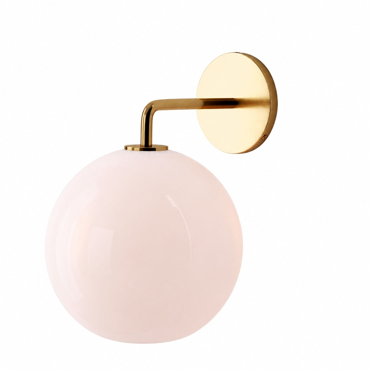 Selvion Artistic Globe Sconce Light - Handcrafted Glass Sculptural Wall Fixture