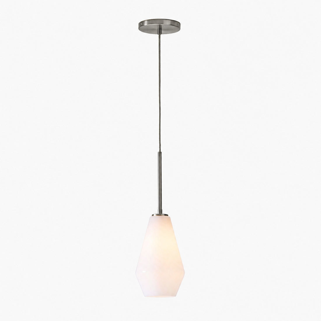 Merin Transparent Glass Sculpture Geometric Chandelier