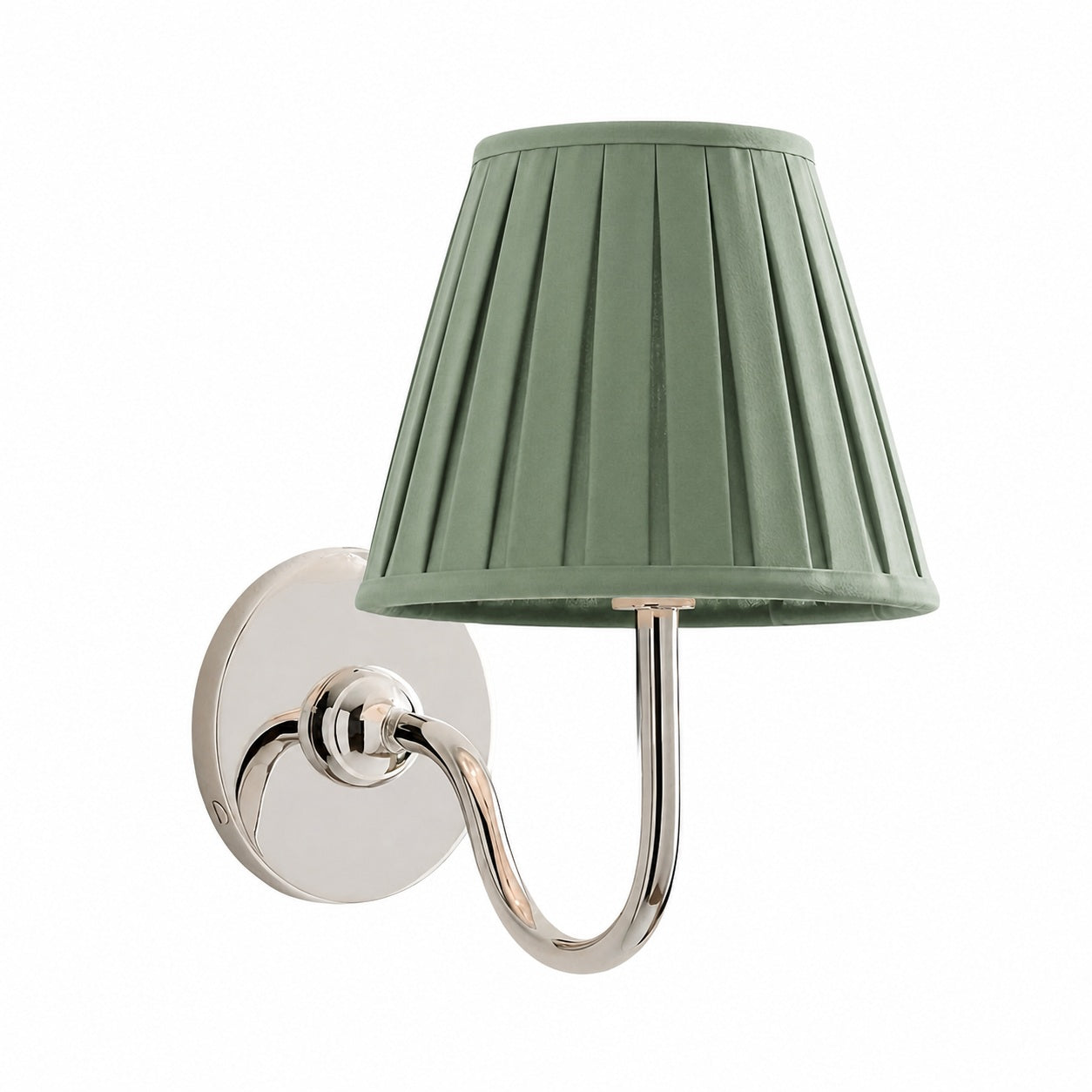 Luvora Vintage Pleated Shade Wall Lamp - Modern Brass Linen Wall Lighting