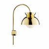 Aurelia Wall Lamp with Tiered Dome Design in Modern Metal for Bedroom or Hallway