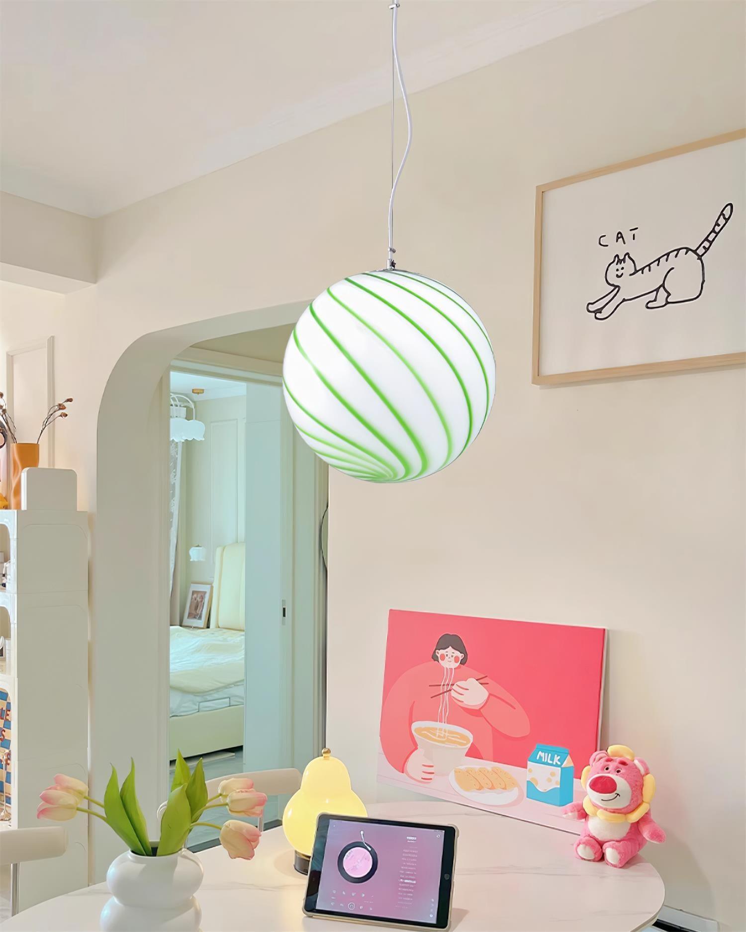 Lollipop Stripe Pendant Lighting