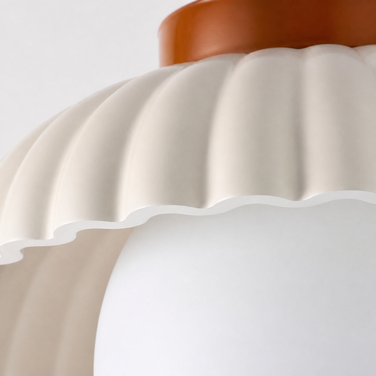 Orbion Sculptural Ring Ceiling Light – Retro Futuristic Design Decorative Ceiling Lamp N55