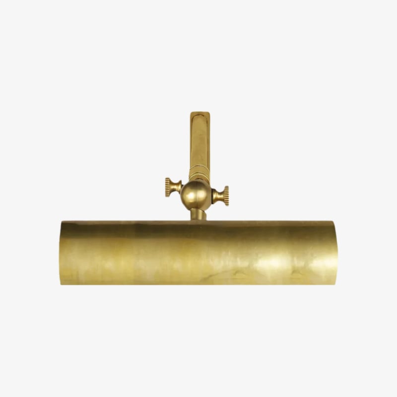 Libris Cylinder Picture Light - Metal Shade Wall Lamp for Living Room or Bedroom