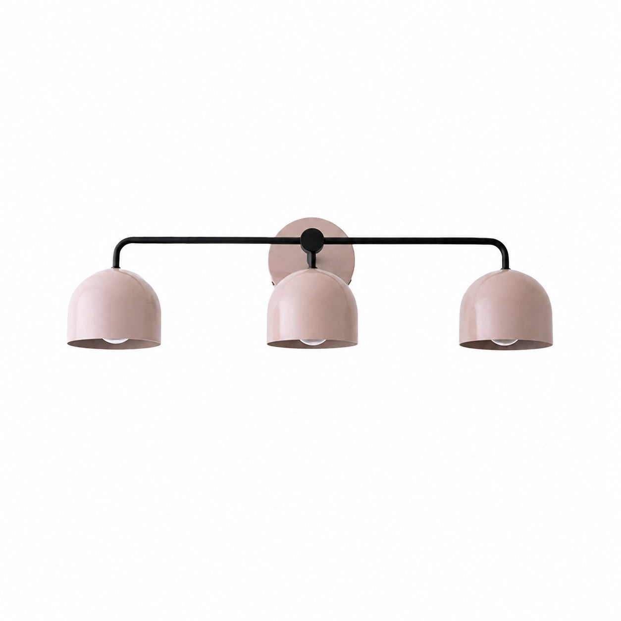 Metio Dome Farmhouse Vanity Wall Light Colorful Metal Sconce