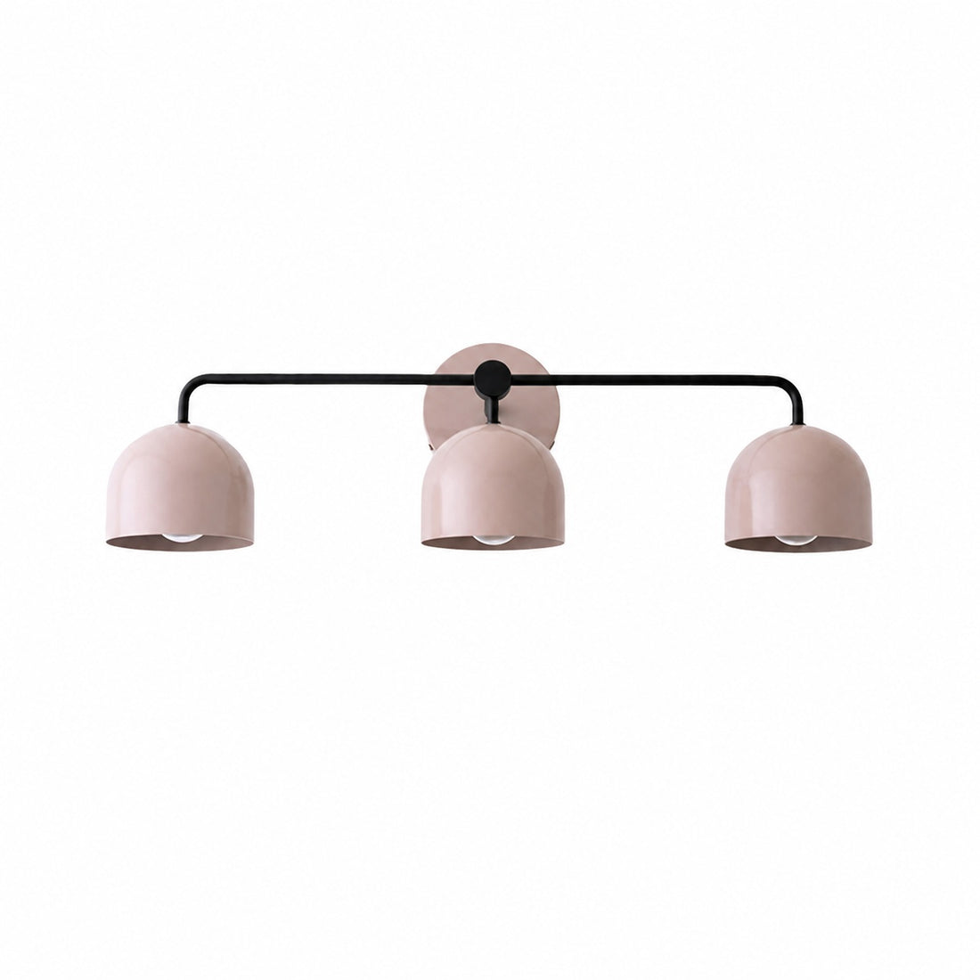 Metio Dome Farmhouse Vanity Wall Light Colorful Metal Sconce