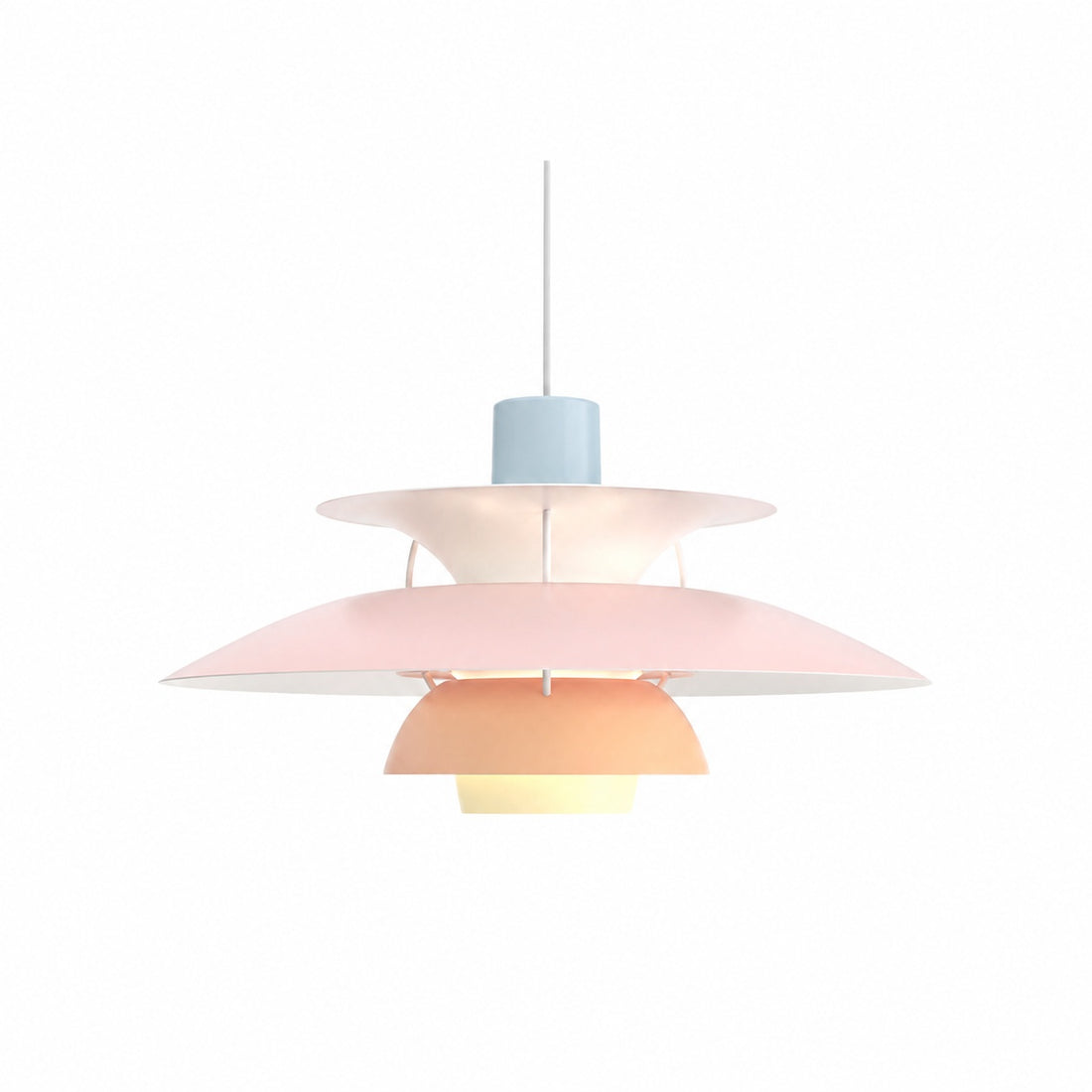 Layora Modern Scandinavian Pendant Light – Multi-Color Aluminum Design for Dining and Living Room N38