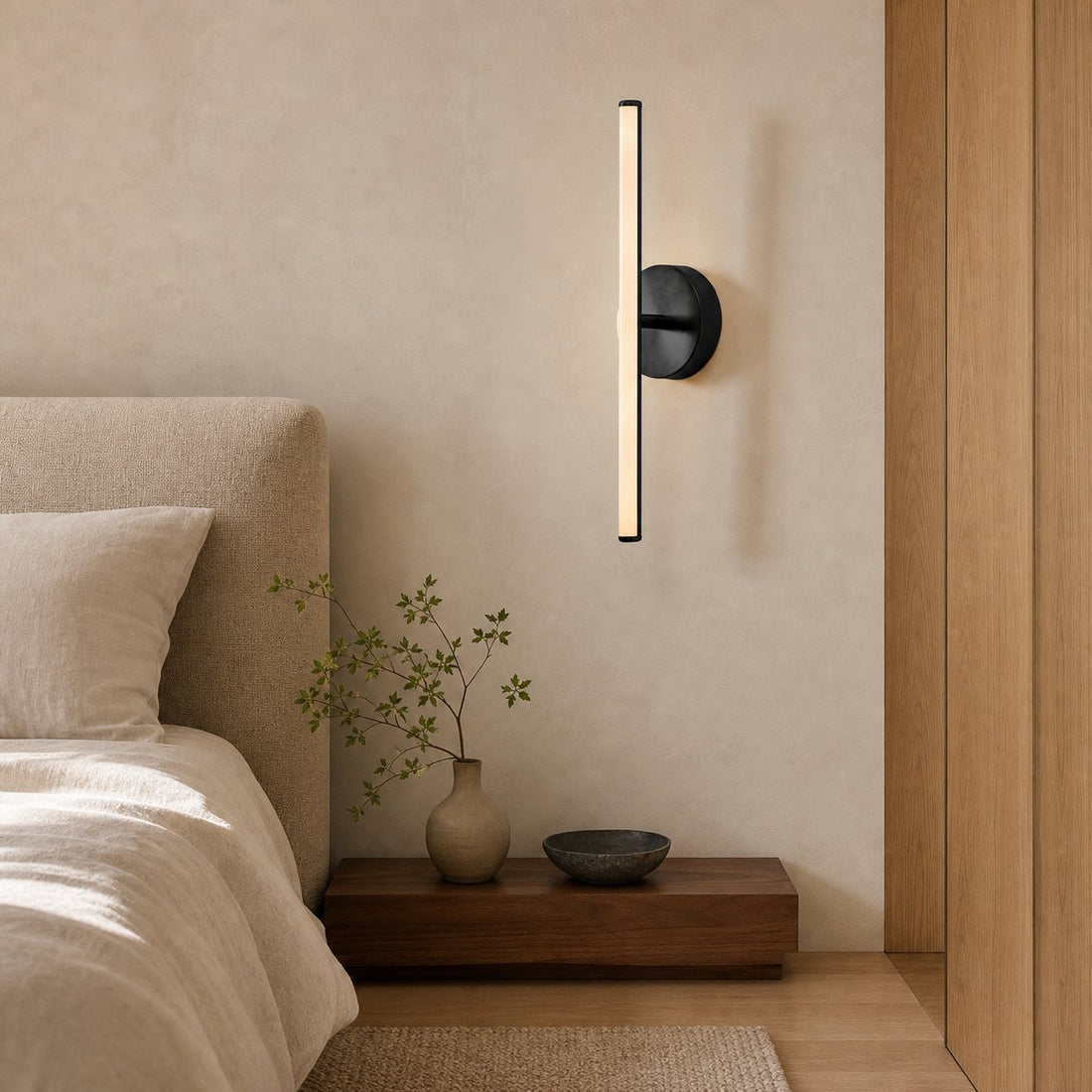 Voro Modern LED Wall Sconce - Metal Bathroom & Hallway Lighting Fixture