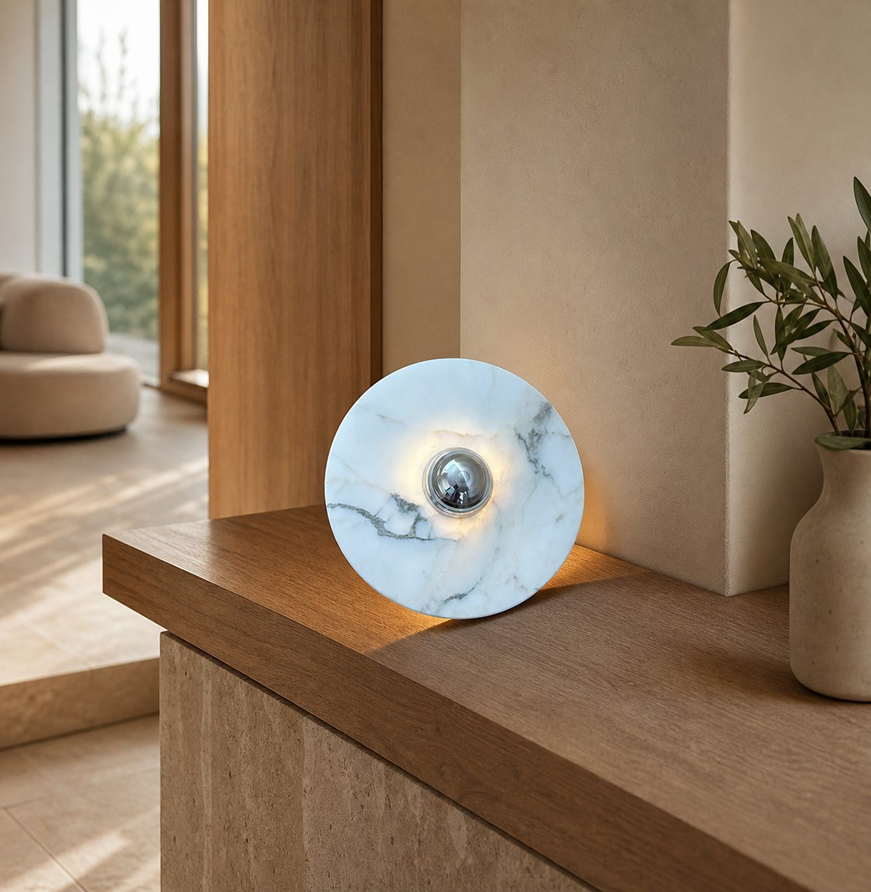 Calacatta Marble Wall Lamp