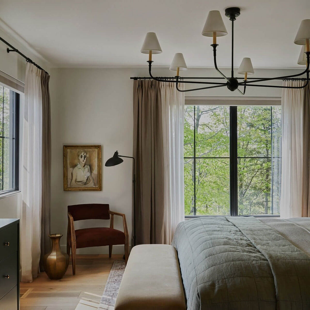 Piaf Grande Modern Industrial Metal Chandelier