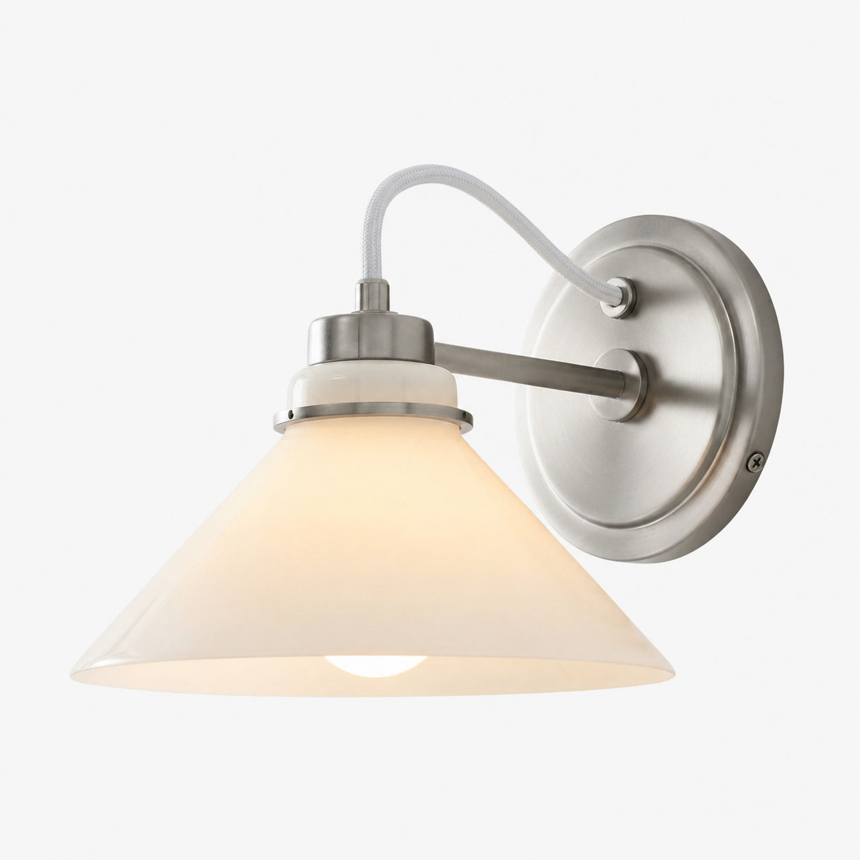 Aurenza Sconce – Farmhouse Wall Light with Metal Accents for Cozy Spaces