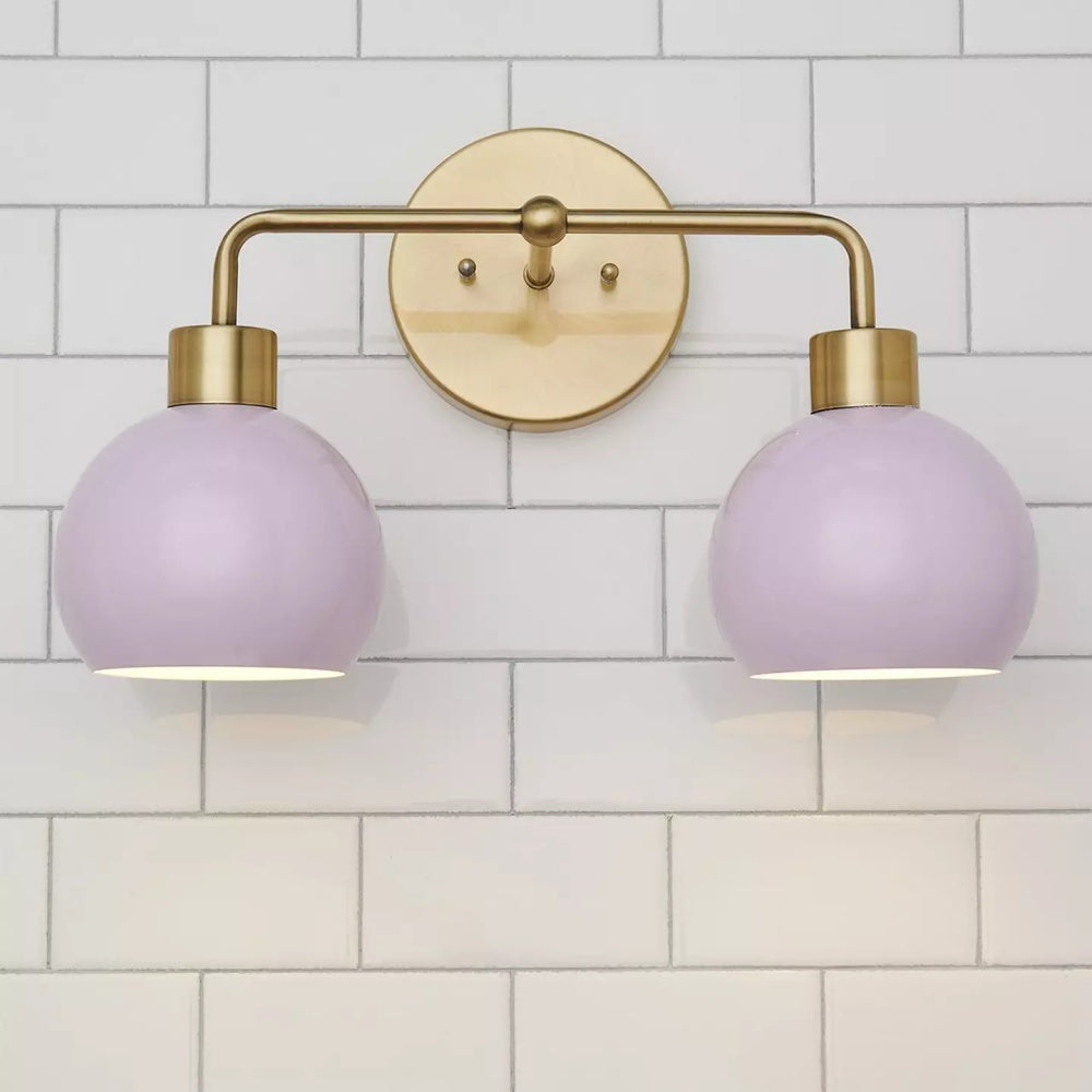 Double Bubble Pop Wall Sconce - Colorful Vanity Wall Light