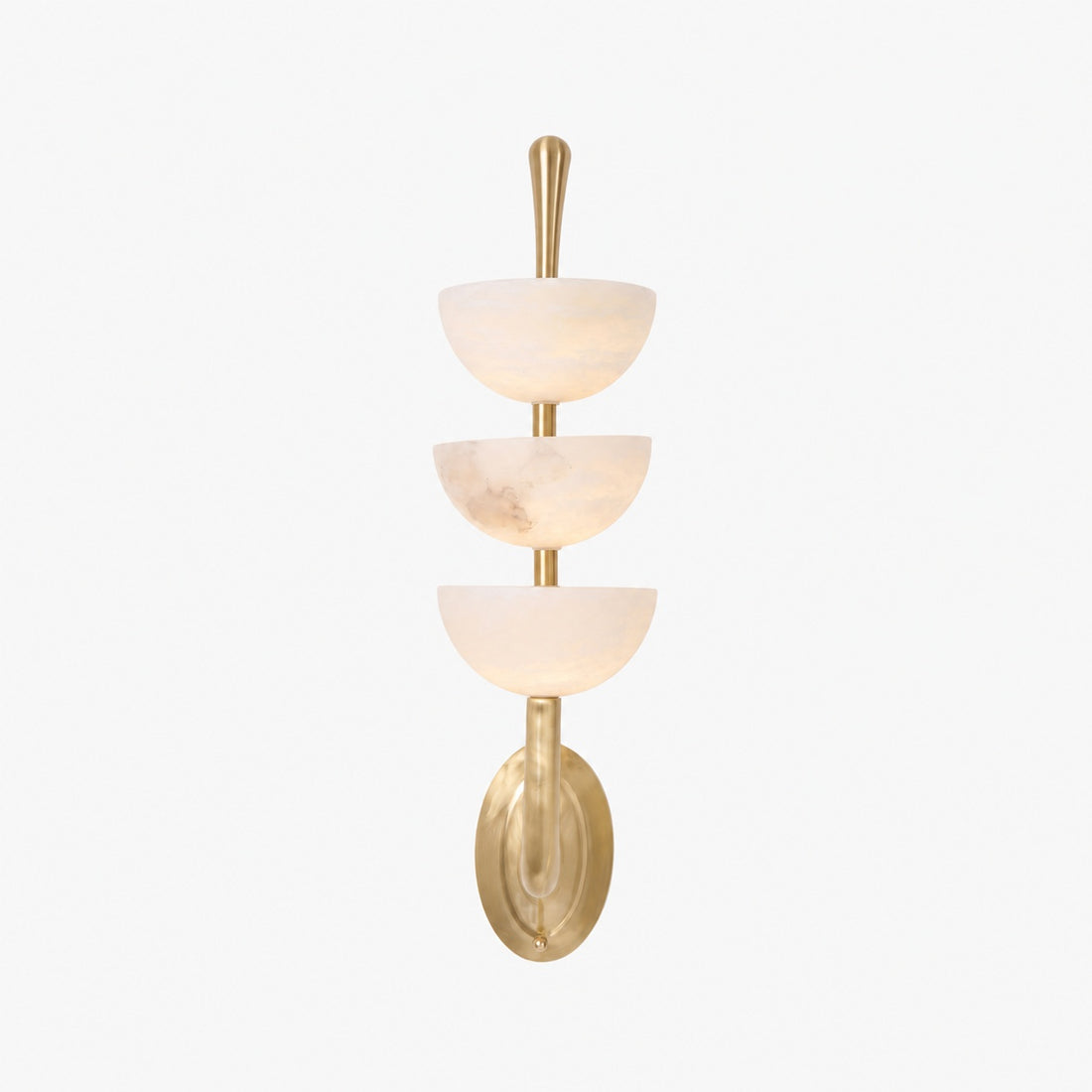 Triple Alabaster Wall Lamp