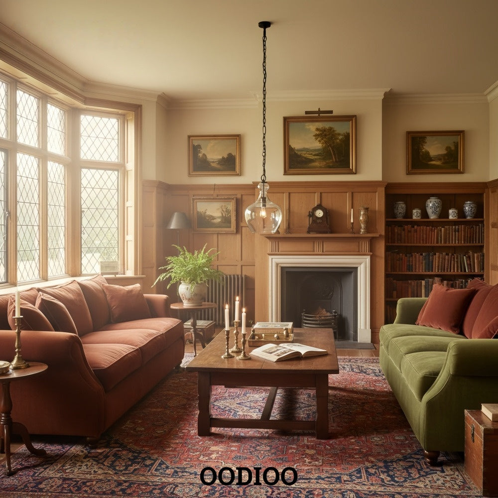 Lawson Warbled Milk Glass Pendant – Modern Elegance for Kitchen Island