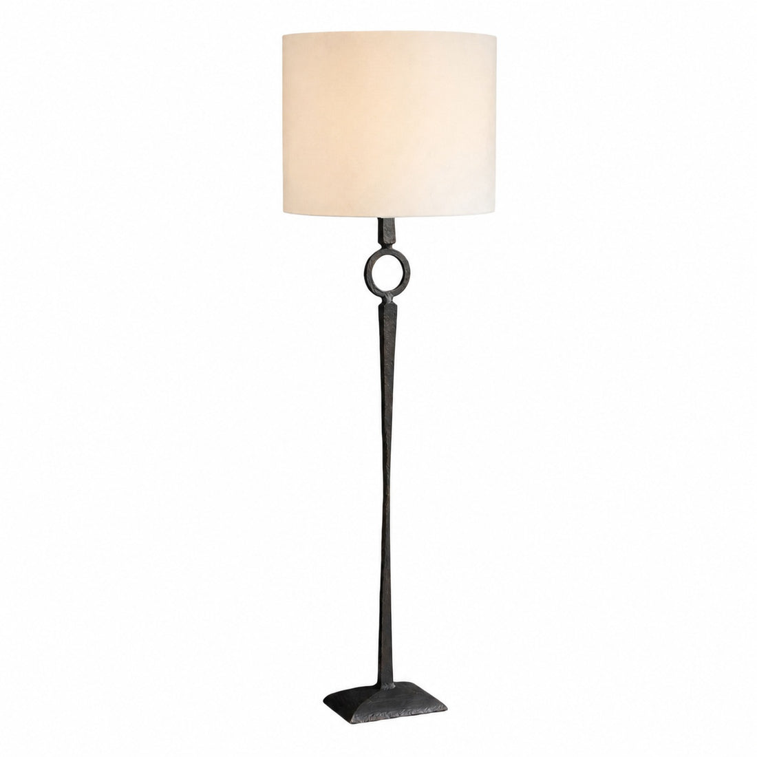 Trova Wrought Iron Floor Lamp - Single-Pole Design for Bedroom and Office Lighting