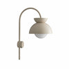 Aurelia Wall Lamp with Tiered Dome Design in Modern Metal for Bedroom or Hallway