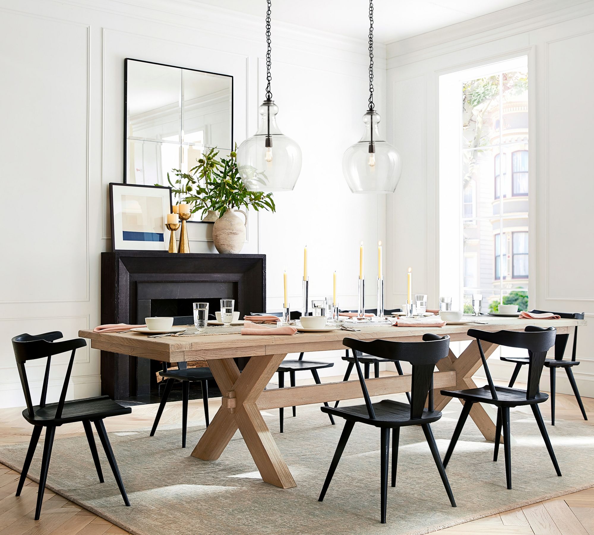 Lawson Warbled Milk Glass Pendant – Modern Elegance for Kitchen Island