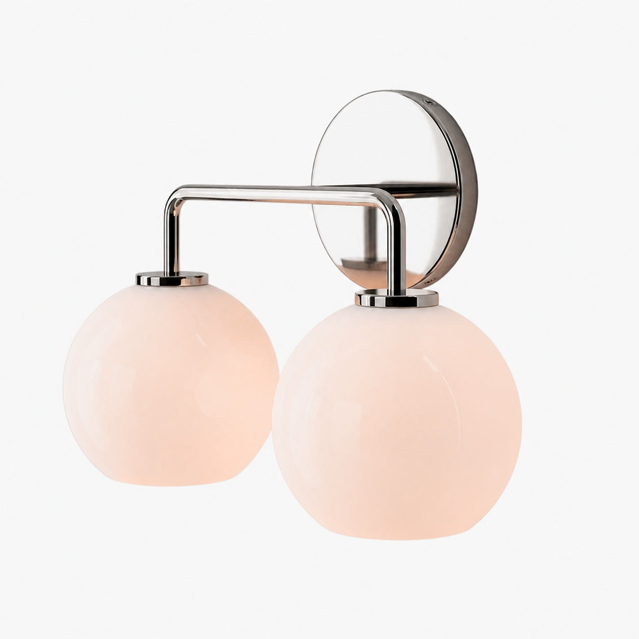 Selvion Artistic Globe Sconce Light - Handcrafted Glass Sculptural Wall Fixture