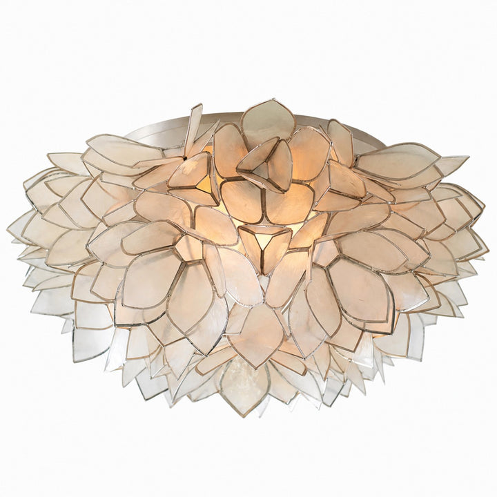 Florina Petal Flush Mount Light – Decorative Shell Petal Ceiling Fixture