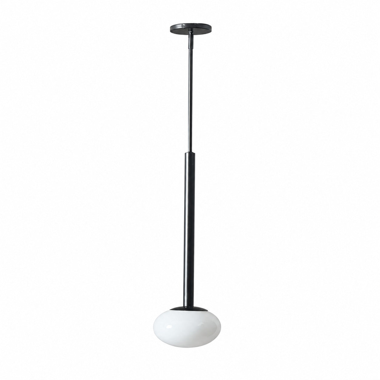 Rolvona Globe Pendant Light - Modern Oval Shade Hanging Lamp