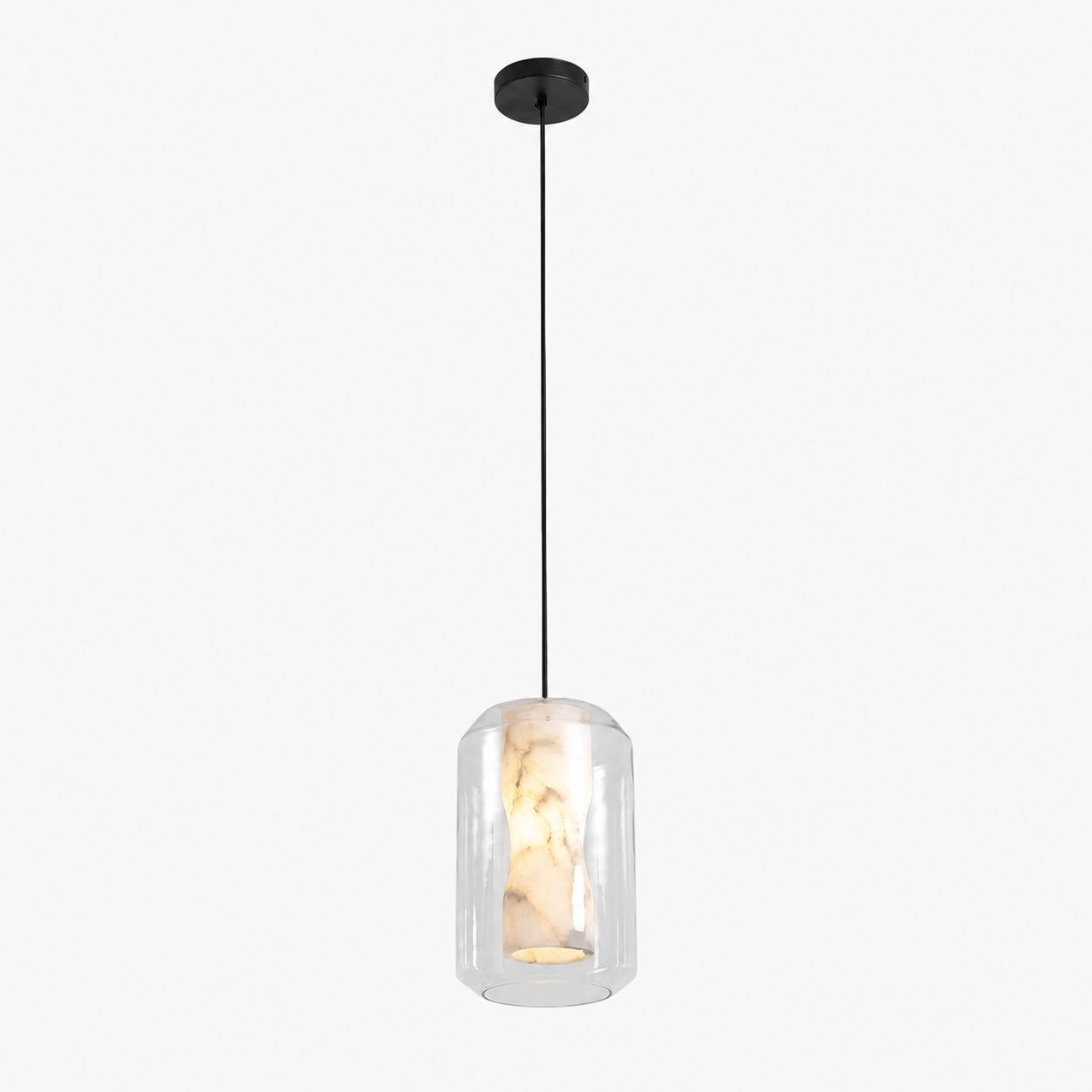 Glass Alabaster Pendant Lamp