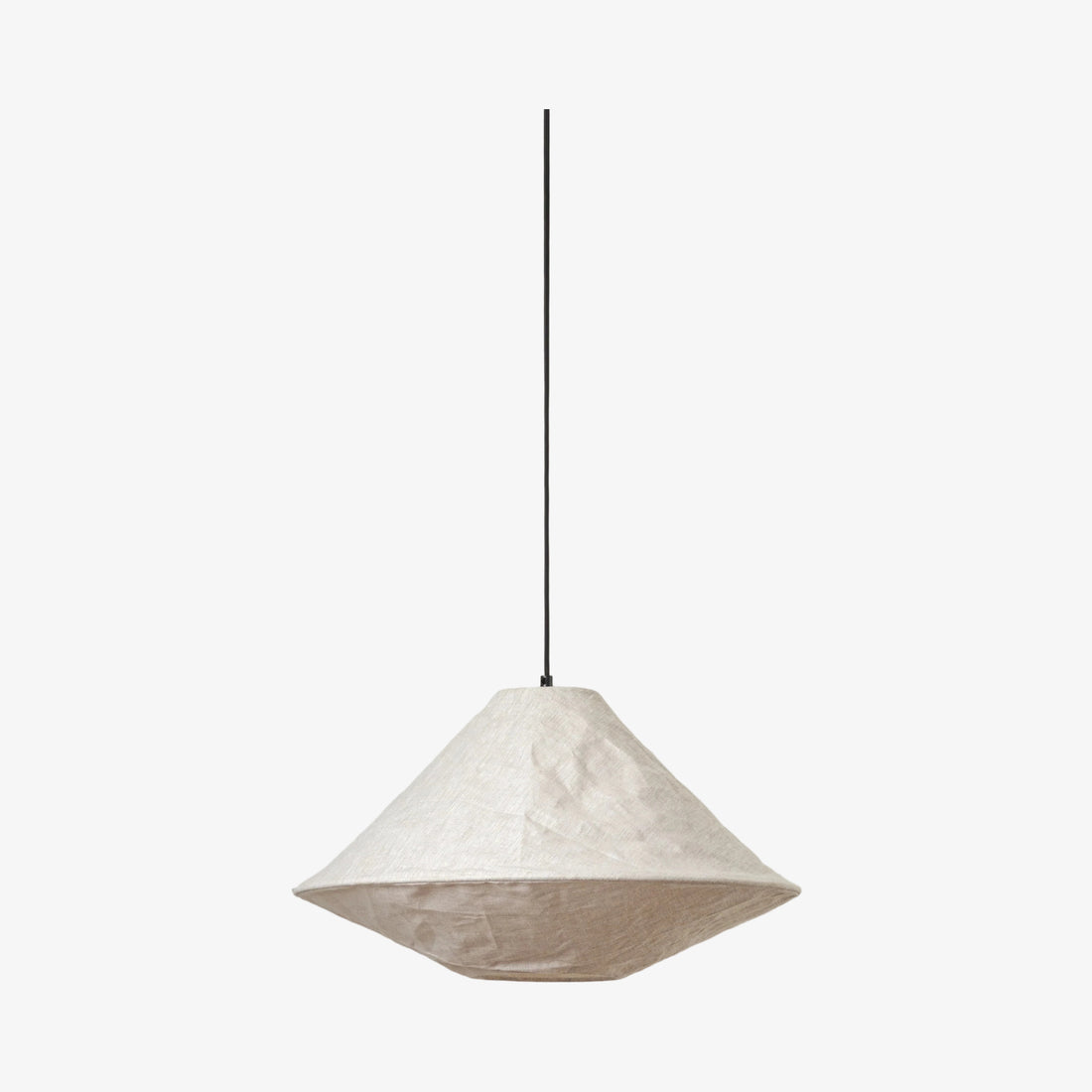 Zalen Collapsible Fabric Shade - Handcrafted Woven Pendant Light for Dining Room and Entryway Ambiance