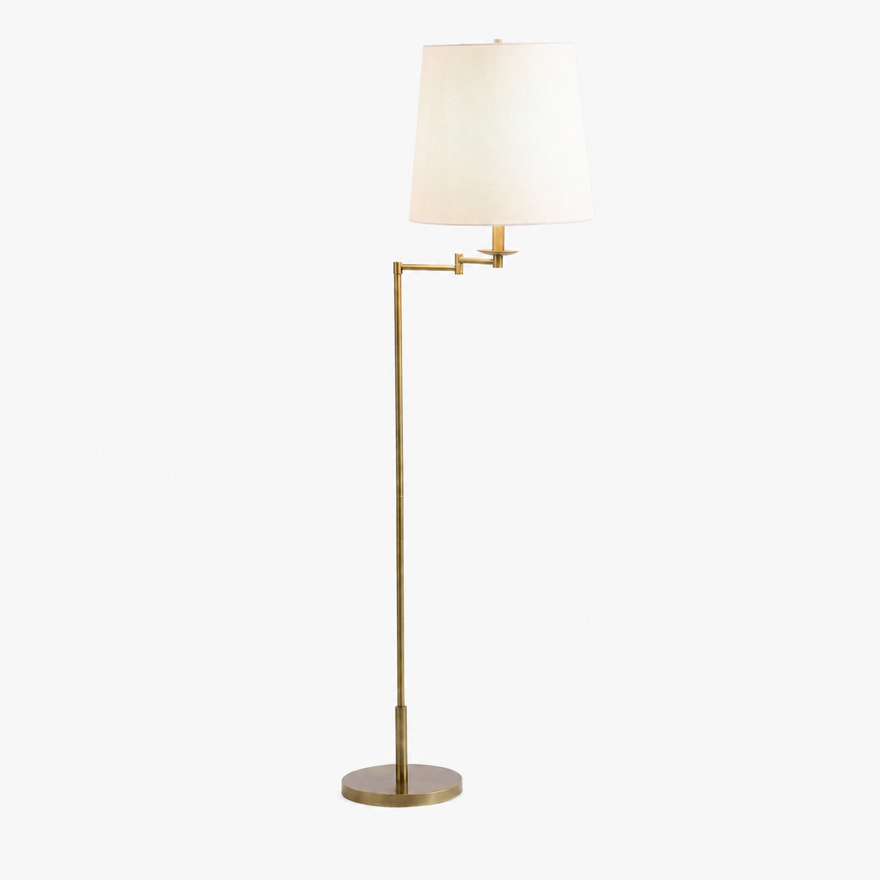 Rowan Articulating Floor Lamp - Adjustable Iron Design for Task Lighting