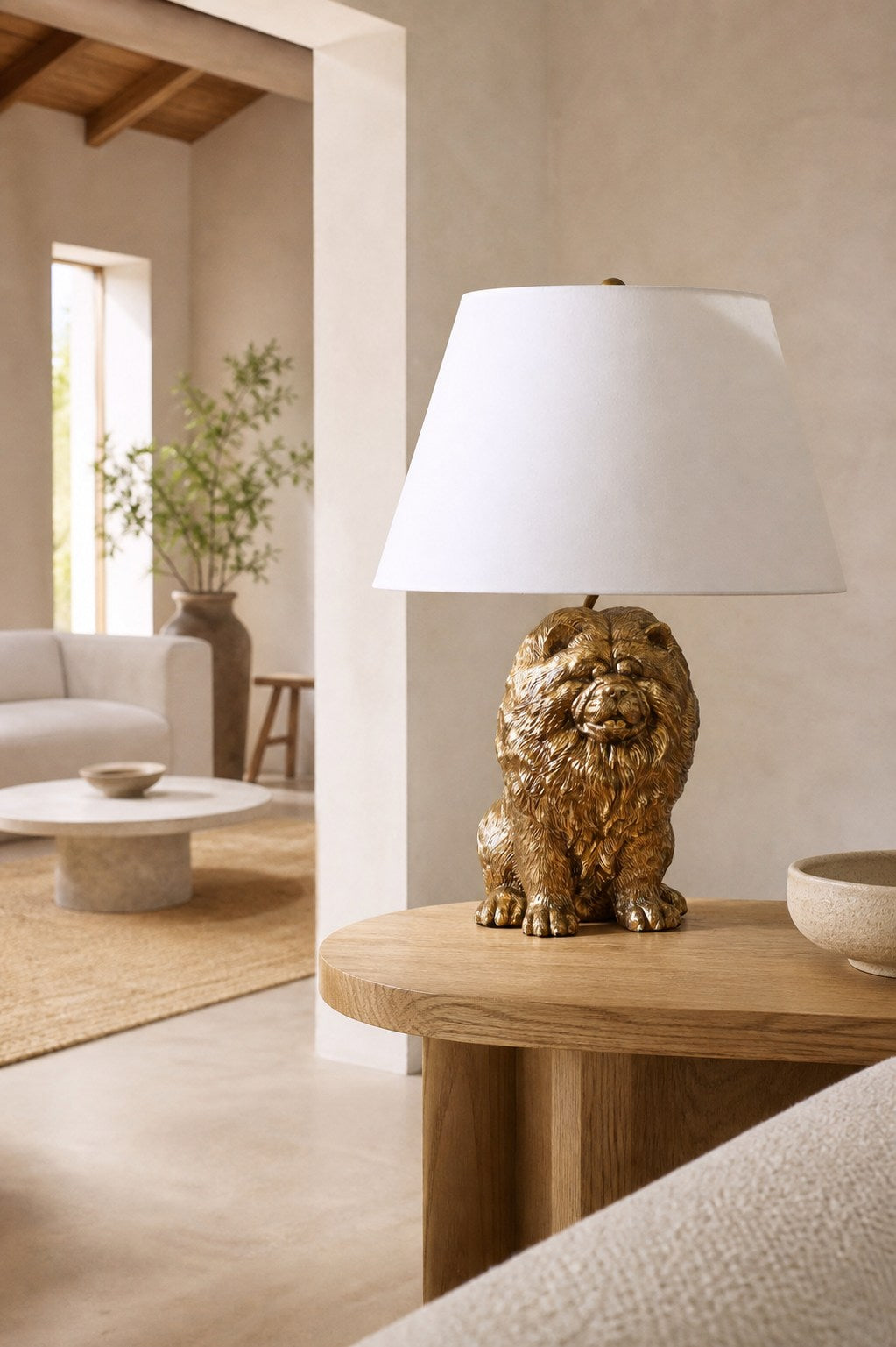 Pawdia Unique Table Lamp - Decorative Animal Bedside Lamp