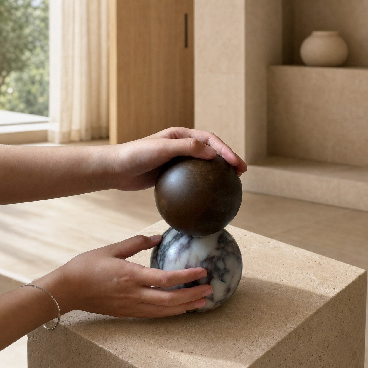 Lucide Marble Table Lamp