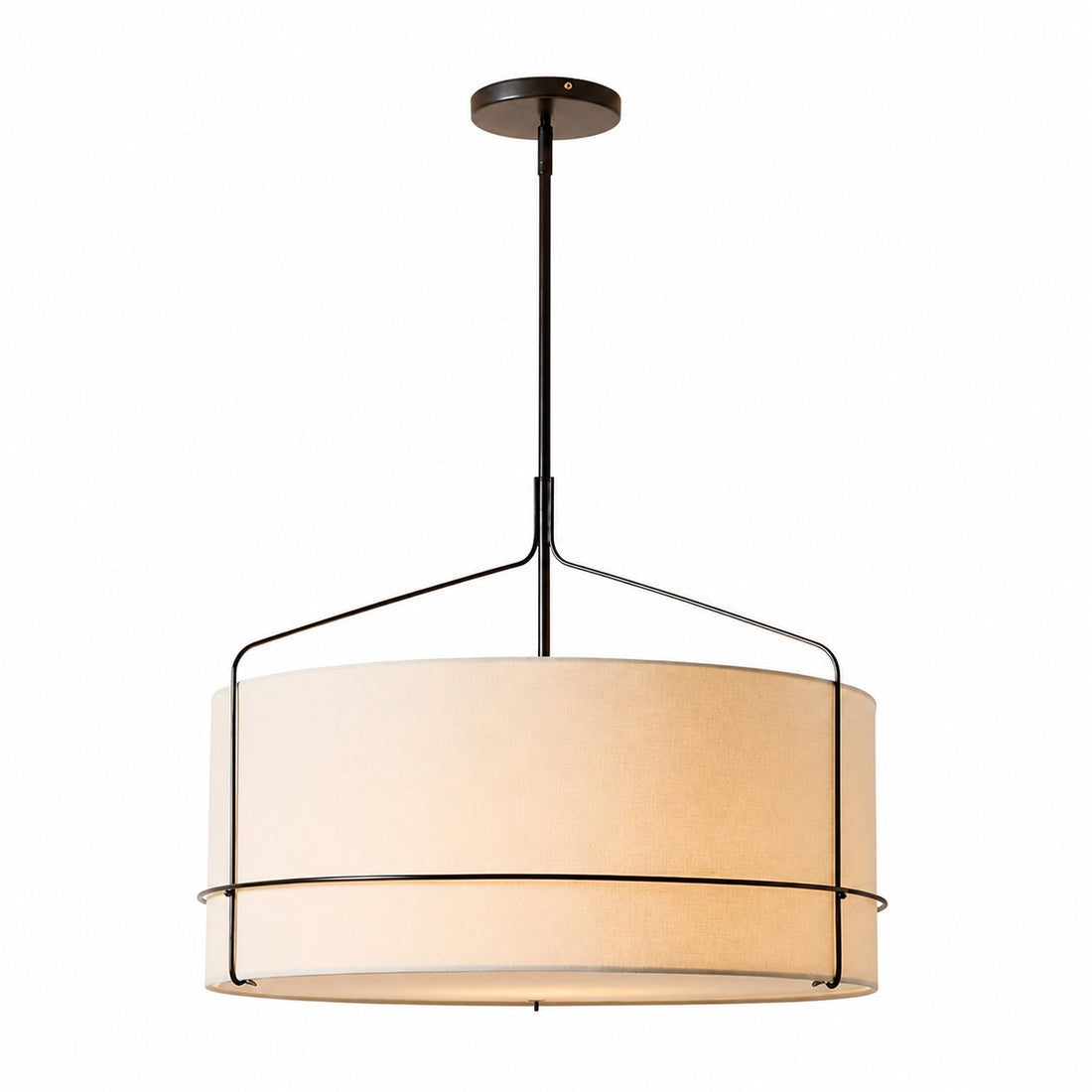 Horelia Pendant - Industrial Ceiling Light with Dark Bronze Metal