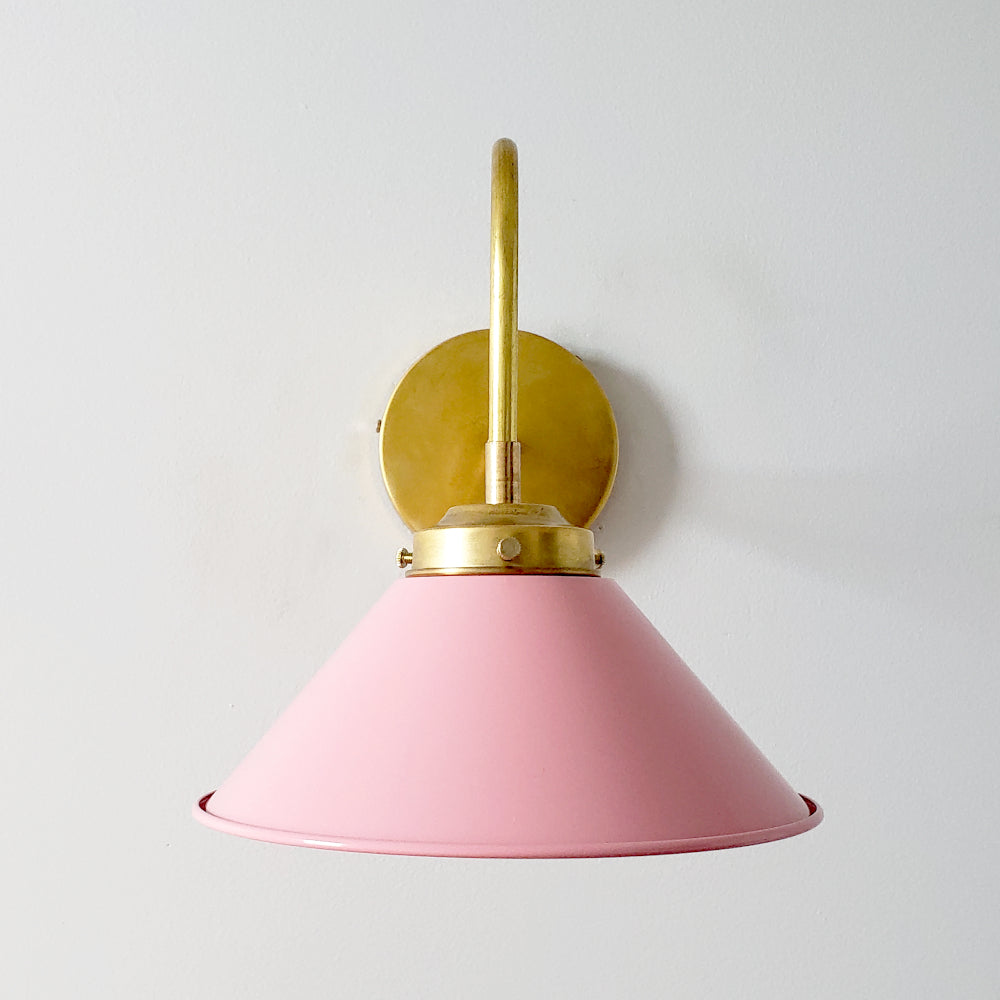 Curved Arm Wall Sconce - Accent Lighting For Bedroom & Hallway