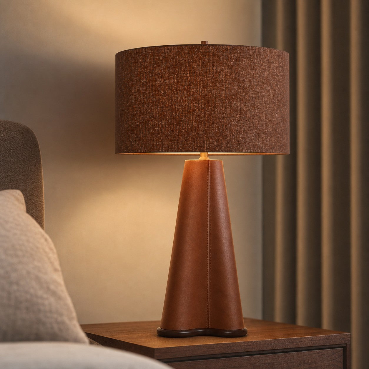 scene brown bedside