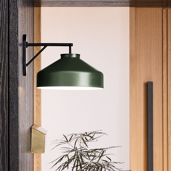 Hanton Minimalist Outdoor Wall Light - Matte Metal Industrial Sconce for Modern Spaces