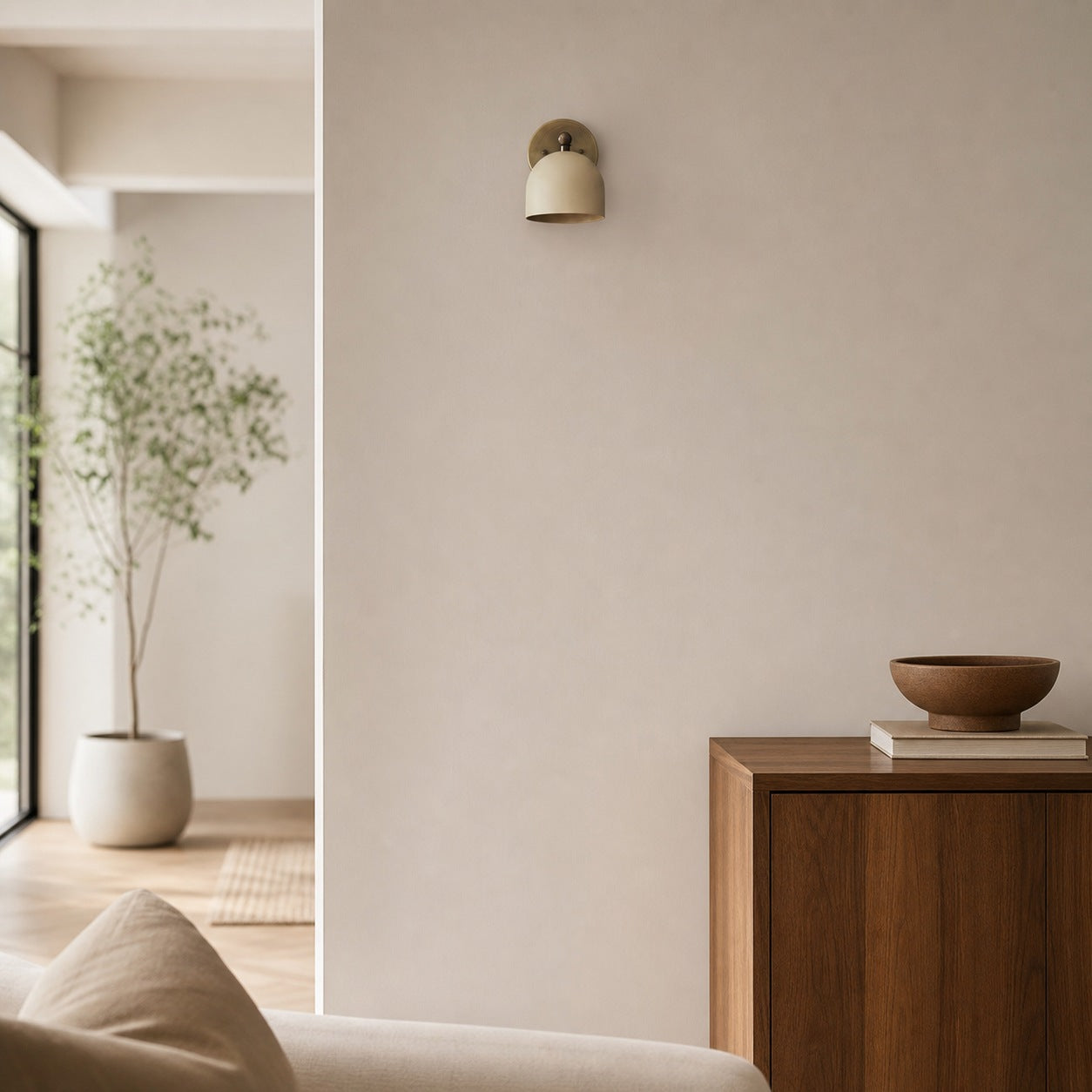 Metio Dome Decorative Wall Sconce Light - Elegant Indoor Lighting Fixture