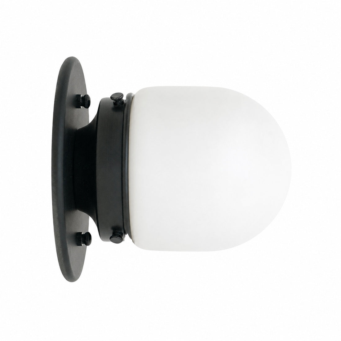 Opalume Glass Flush Mount Ceiling and Wall Light - Art Deco Small Globe Fixture