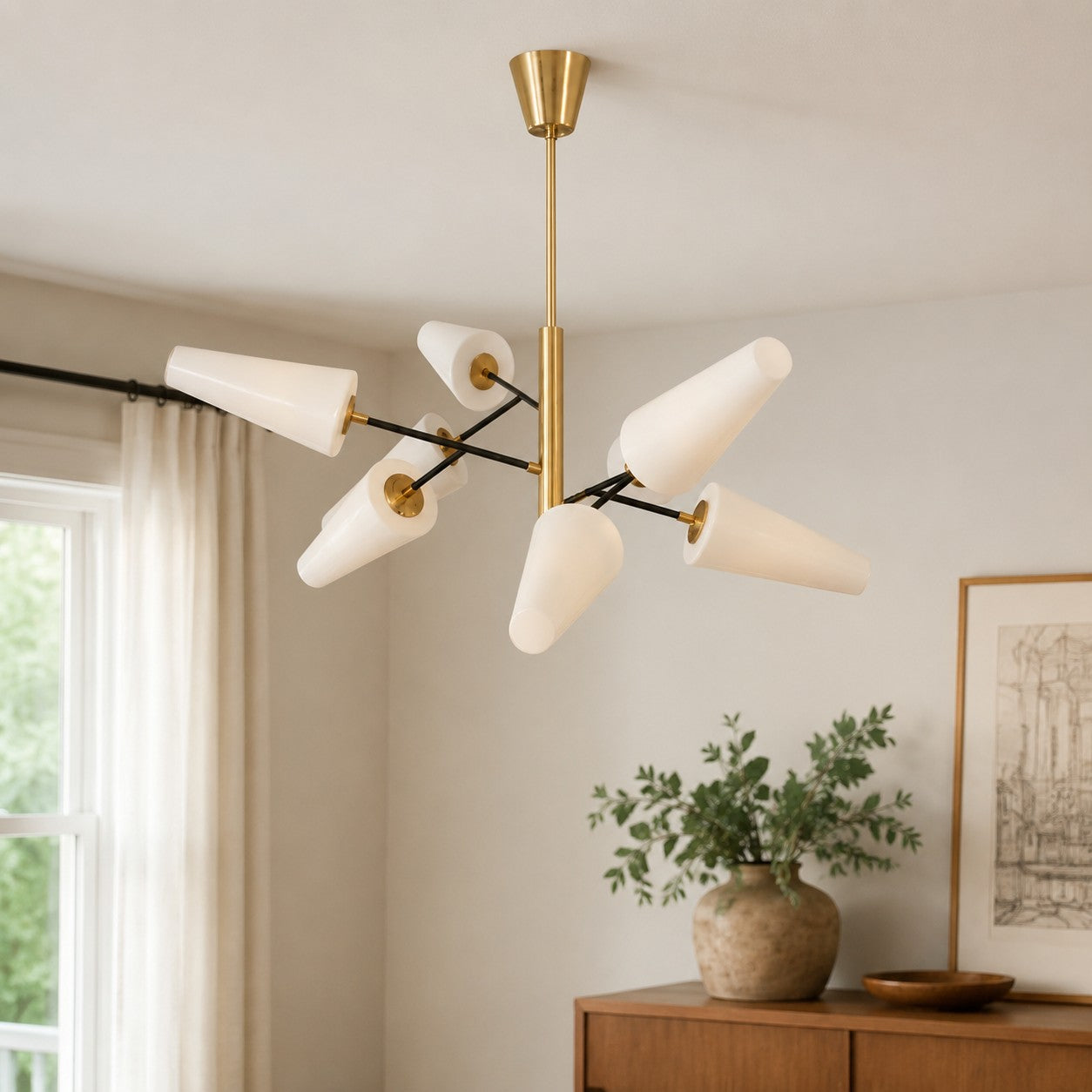 French Style Glass Chandelier