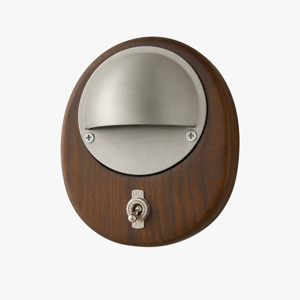Ivoran Modern Wall Sconce - Ash Wood and Brass Spherical Lamp for Bedroom and Hallway