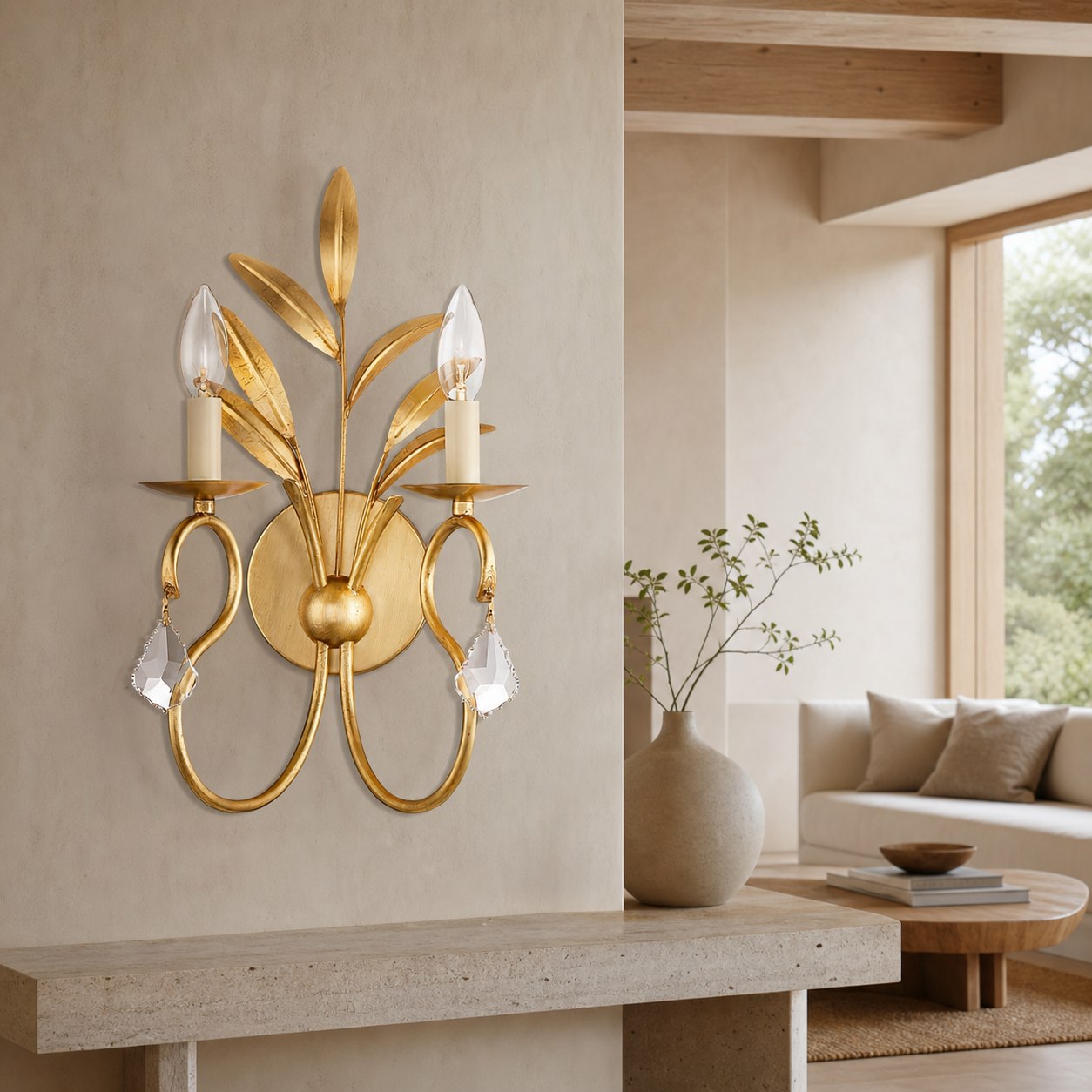 Lydia Crystal Sconces