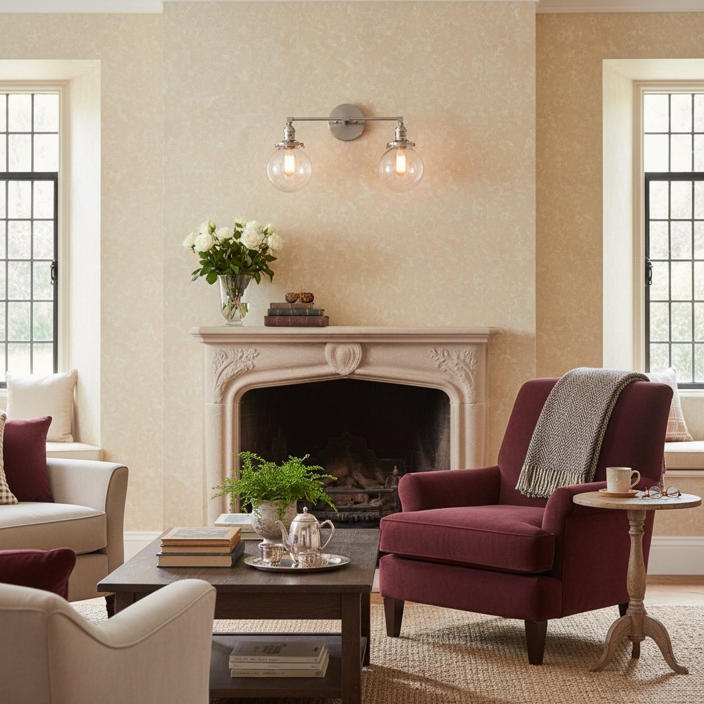 Lumio Globe Glass Globe Vanity Light - Modern Two Light Bathroom Sconce