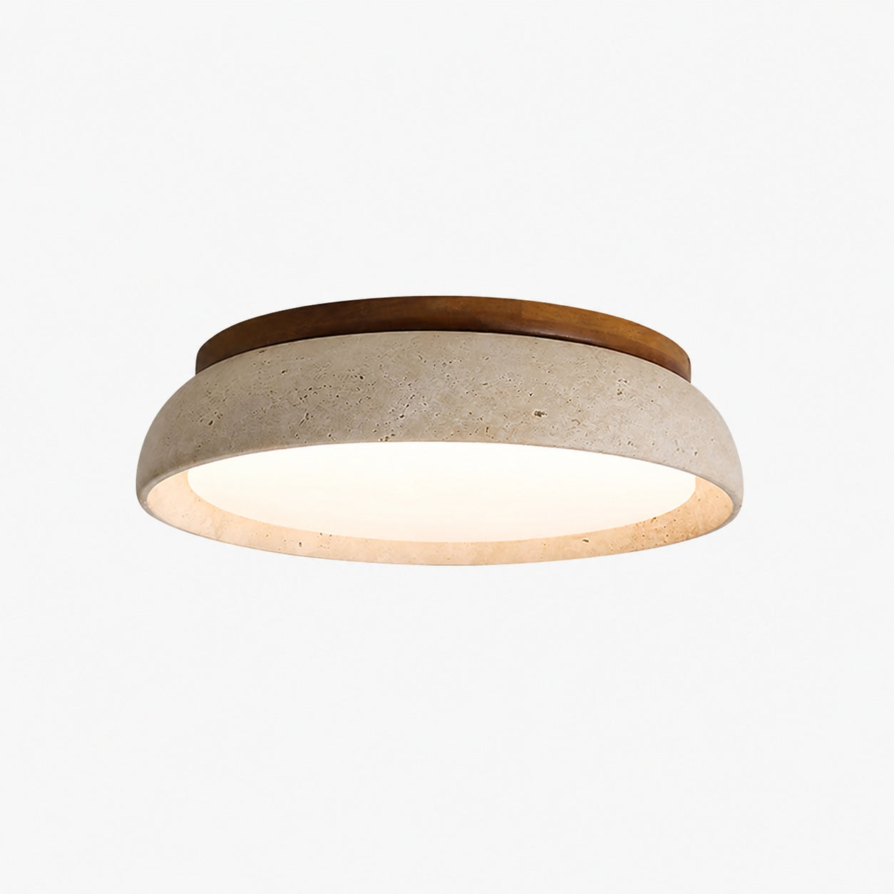 Modern Scandinavian Travertine Ceiling Light