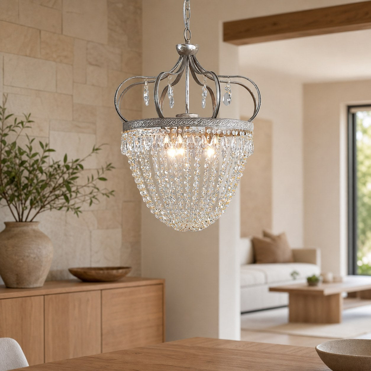 Abella Tear Drop Chandelier