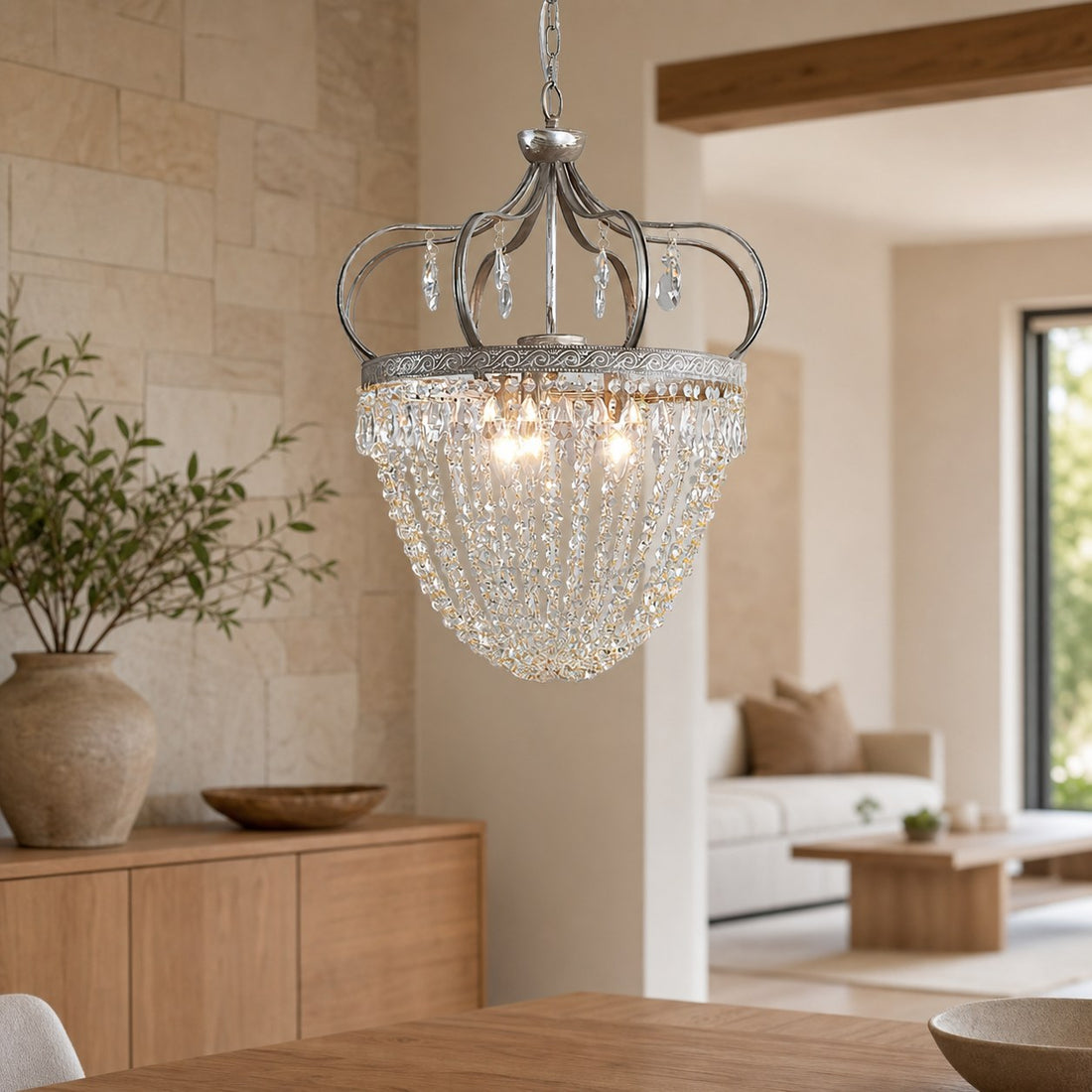 Abella Tear Drop Chandelier