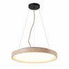Miravelle Minimalist Pendant Lamp with Natural Stone Shade for Dining Room