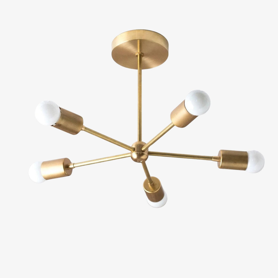 Lumen Radial-Arm Geometric Lamp – Modern Ceiling Lighting for Foyer or Office