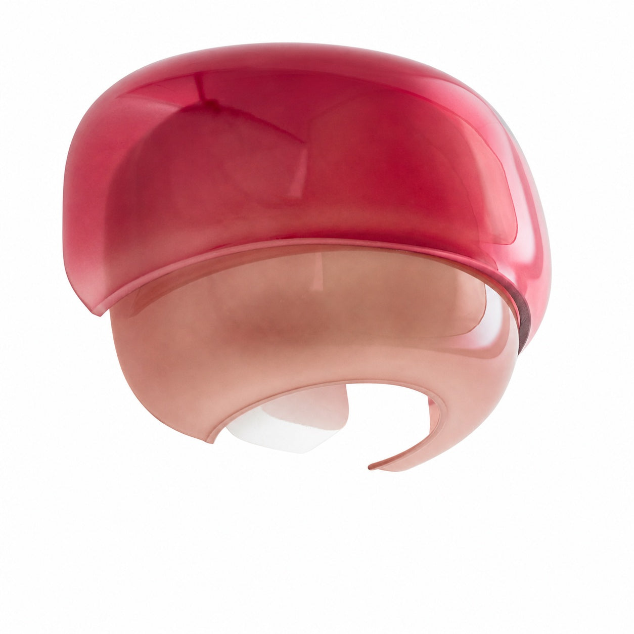 Clinco Colored Modern Vintage Glass Wall Lamp - Soft Mushroom Glow