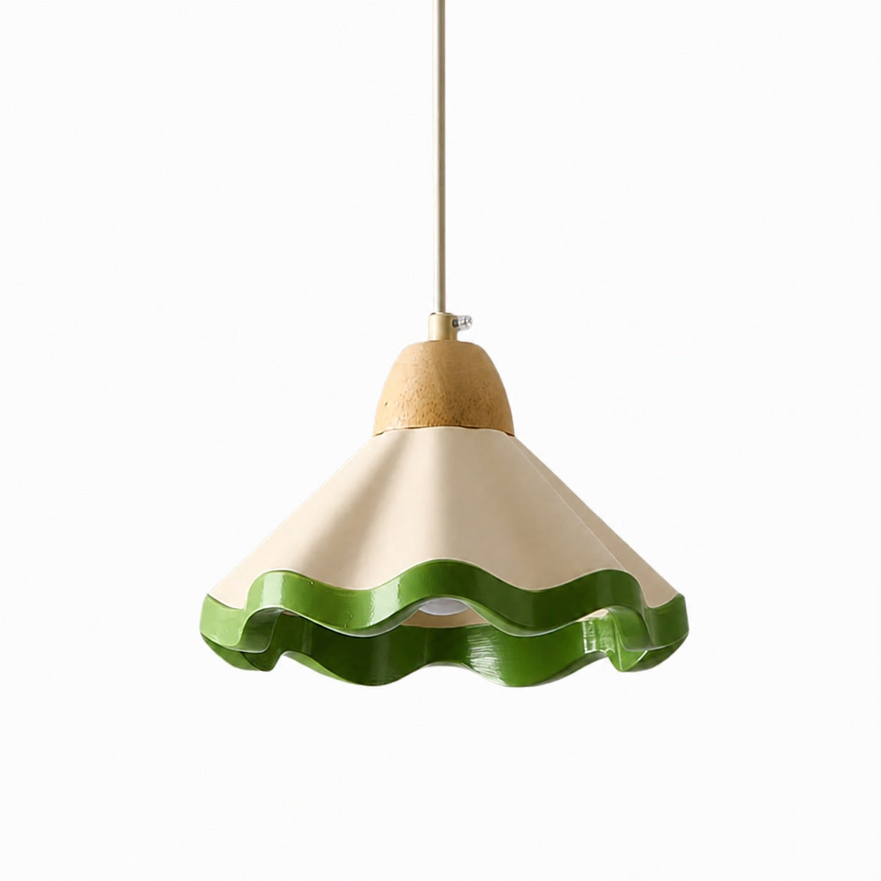 Moliro Scalloped Pendant Light - Modern Wavy Lighting for Dining Room